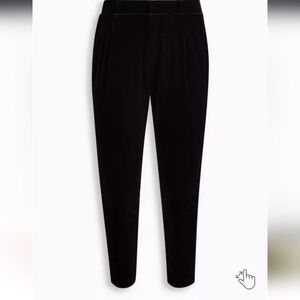 Torrid Relaxed Taper Velvet High-Rise Pant